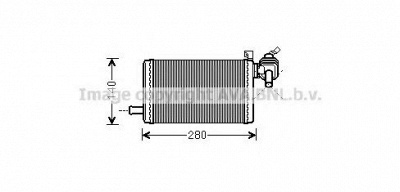 AVA QUALITY COOLING ms6483 -  Теплообменник, отопление салона